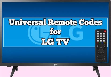 Codes For Programming Universal Remote To LG TV [2024]