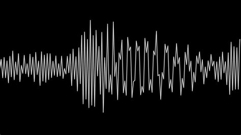 Sound Waves Black and White | Stock Footage | Creative Commons Central - YouTube