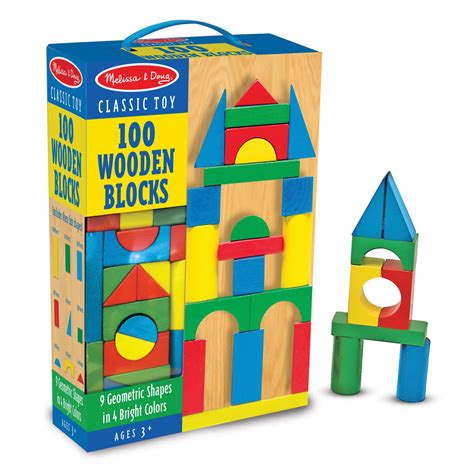 Wooden Building Blocks - 100 - The Learning Lab