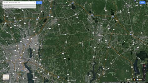 Taunton Massachusetts Map - United States