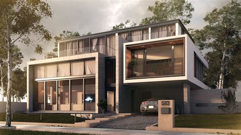 3ds Max - Vray - Photoshop | House architecture design, Architecture ...