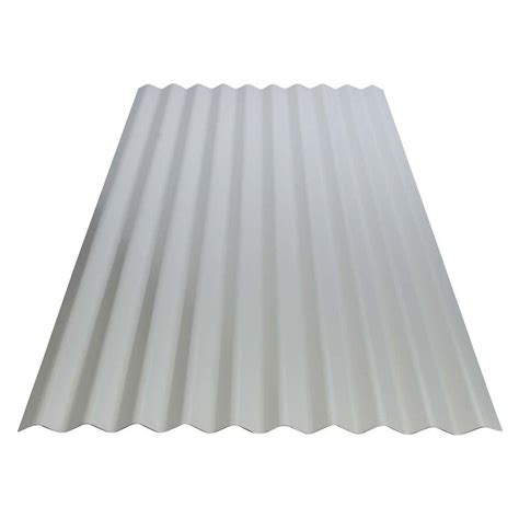 8 ft. Corrugated Galvanized Steel Utility-Gauge Roof Panel-13513 - The Home Depot