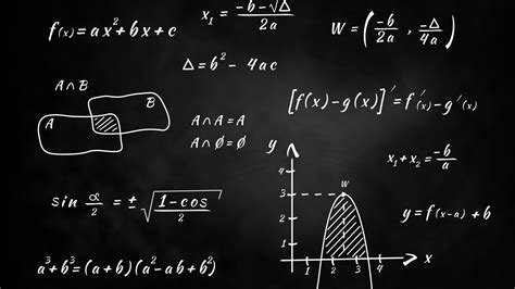 monochrome, Blackboard, Knowledge, Mathematics, Graph, Numbers, Science, Equation, Formula ...