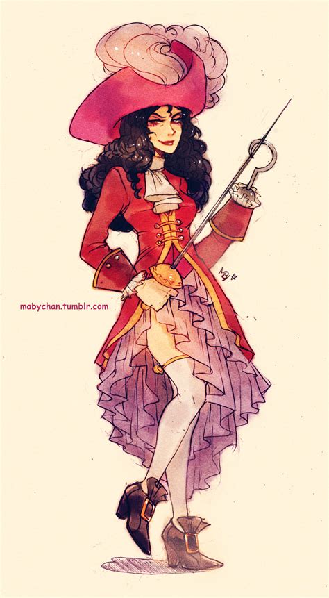 Female Captain Hook artwork by Maby Chan. | Dreamworks characters ...