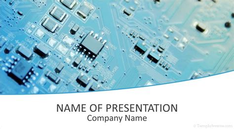 Circuit Board PowerPoint Template - Templateswise.com