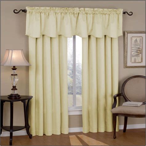 Sheer Curtains With Scarf Valance | Window Treatments Design Ideas