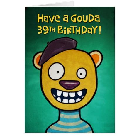 Funny 39th Birthday Card for Her | Zazzle