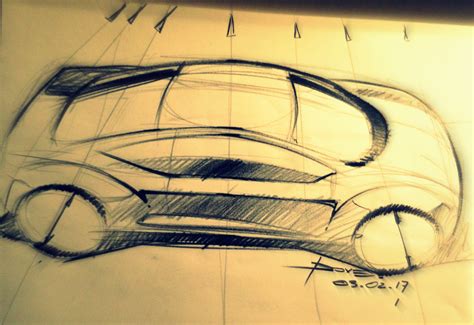 Car Top View Sketch at PaintingValley.com | Explore collection of Car Top View Sketch