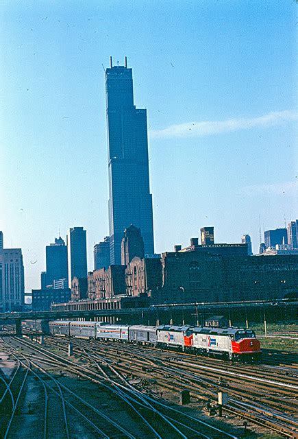 Railroads, Chicago-style, AMT SDP40F 500 Chgo, IL July 1973 by wchogger ...