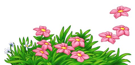 flowers with grass clip art - Clip Art Library