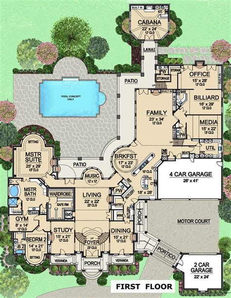 Home Plan: 015-1012 | Home Plan - Buy Home Designs | Luxury floor plans, House plans mansion ...