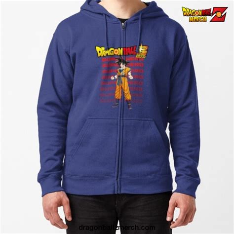 Dragon Ball Super Hero Goku Zipped Hoodie - Dragon Ball Z Store