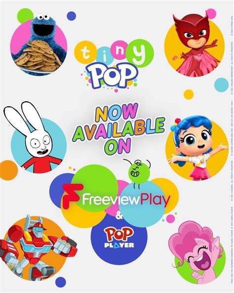 Freeview Play x Tiny Pop | Tiny Pop is now available ANYTIME 🕓 ANYWHERE ...