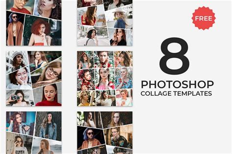 20+ Best Photo Collage Templates for Photoshop | Design Shack