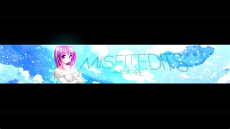 #5 | FREE Anime YouTube Banner Template PSD Download | PurgeDesigns ...