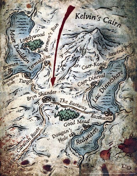 Icewind Dale Termalaine Fantasy World Map Fantasy City Map | Images and ...