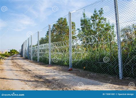 The Fence Protecting the Border between Hungary and Serbia Editorial ...