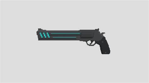 Sci-Fi Revolver - 3D model by elidhan [22c7d93] - Sketchfab