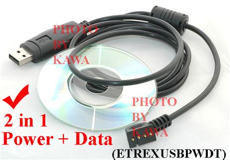 USB 2in1 POWER DATA Cable for Garmin Etrex GPS NEW | eBay