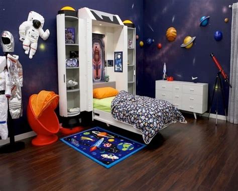 50+ Space Themed Bedroom Ideas for Kids and Adults