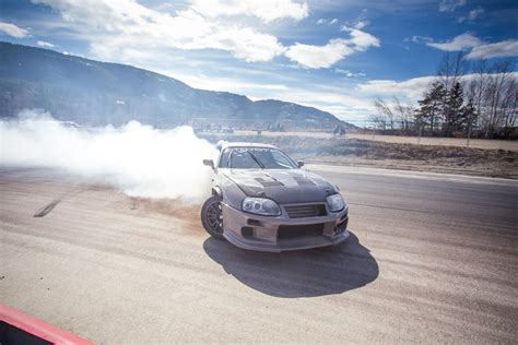 A Toyota supra flying past me. Was about 1 meter from the camera : r ...