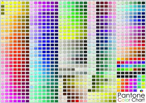 Printable Pantone Color Chart - Printable Templates