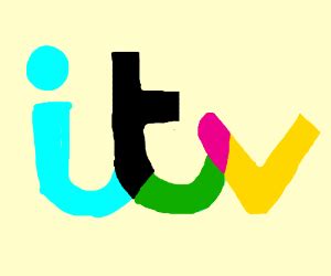 The ITV logo. - Drawception