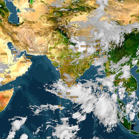 INSAT Weather: Latest Satellite Images And Maps Of India