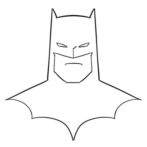 2 Ways to Draw Batman for Beginners. How to Draw Batman´s Head and Full Body ...