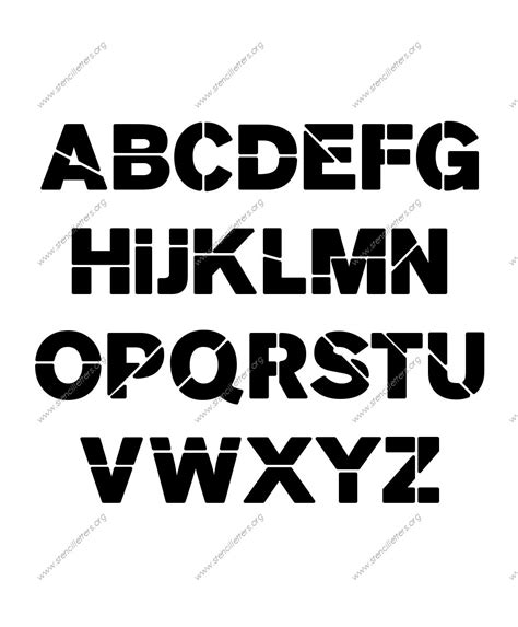 Heavy Bold Letter Stencils Numbers and Custom Made to Order Designs ...