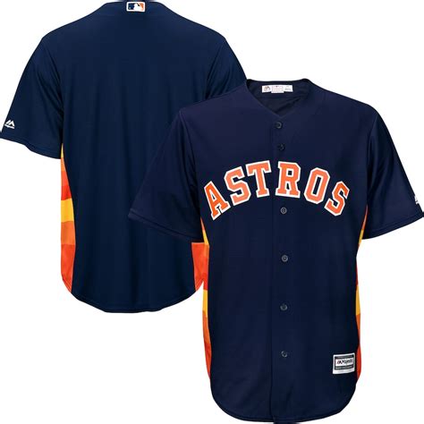 Houston Astros Majestic Official Cool Base Alternate Jersey - Navy