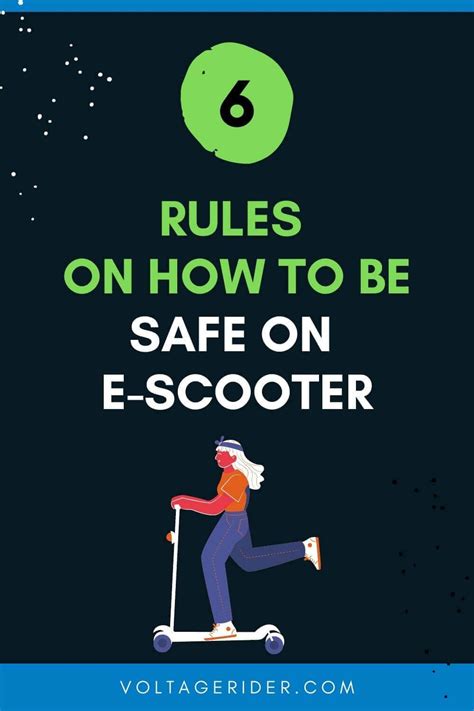 How To Be Safe On Electric Scooter? Apply 6 Golden Rules in 2021 | Electric scooter, Scooter ...