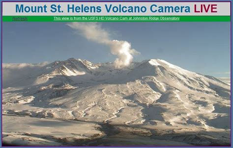 Volcanocamera.com - LIVE - Mt. St. Helens and Mount Rainier Webcam - volcano camera