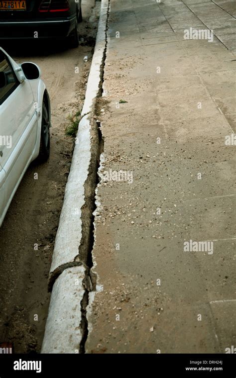 Earthquake Crack Road High Resolution Stock Photography and Images - Alamy