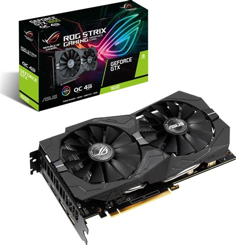 Asus GeForce GTX 1650 4GB Rog Strix Gaming OC (90YV0CX1-M0NA00 ...