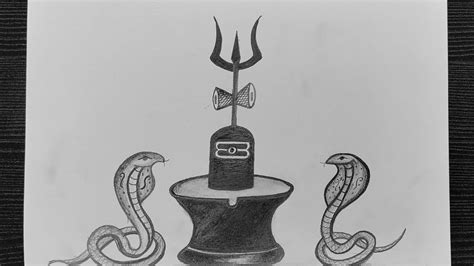 Nag Panchami Drawing Easy // Shiv Lingam Drawing // Pencil Art | Easy ...