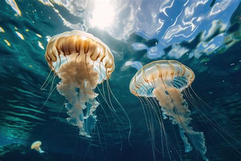 Underwater photo jellyfishes animal aquatic | Free Photo - rawpixel