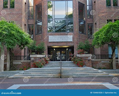 The Wharton School, the University of Pennsylvania Editorial Photo - Image of wharton, building ...