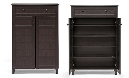 Shoe Cabinet with Drawer | Groupon Goods