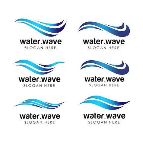 Premium Vector | Water industry logo and icon template. flowing water ...