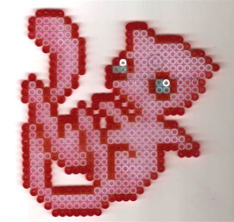 Perler Beads: Mew by risha on DeviantArt