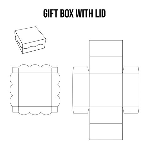 Box Templates Printable Free, Diy Gift Box Template, Paper Box Template ...