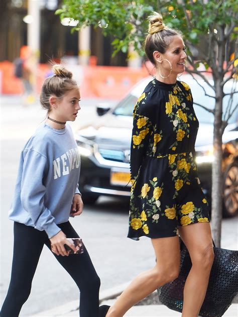 Heidi Klum and Daughter Leni Samuel Embrace Twinning Topknots | Vogue