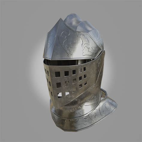 knight helmet 3D Models in Armor 3DExport