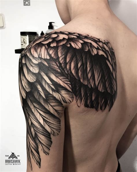 Back Tattoos For Men Wings Tribal