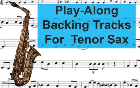 Backing Tracks and Play-Alongs for Tenor Saxophone - Spinditty