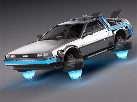 Back To The Future Delorean Episode 2 Future 3D Model #AD ,#Delorean# ...