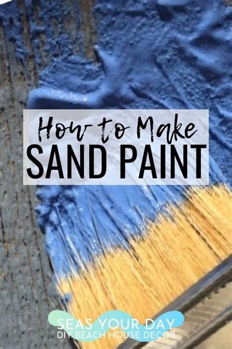 HOW TO MAKE SAND PAINT - Seas Your Day | Sand painting, How to make ...