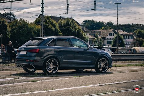 King of Convenience: Black Audi Q3 Quattro on Vossen Wheels | CARiD.com Gallery