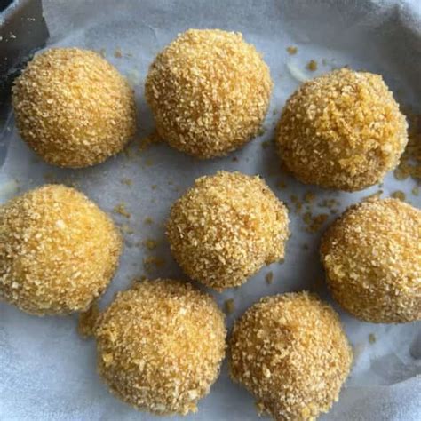 Air fryer mashed potato balls | air fryer potato cheese balls - SecondRecipe